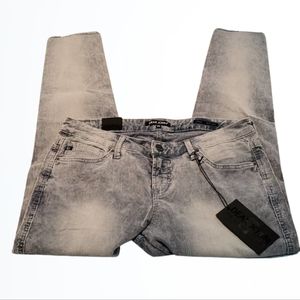 Dear John Joyrich Comfort Mid Rise Skinny Blue Gray Corduroy Jeans NWT